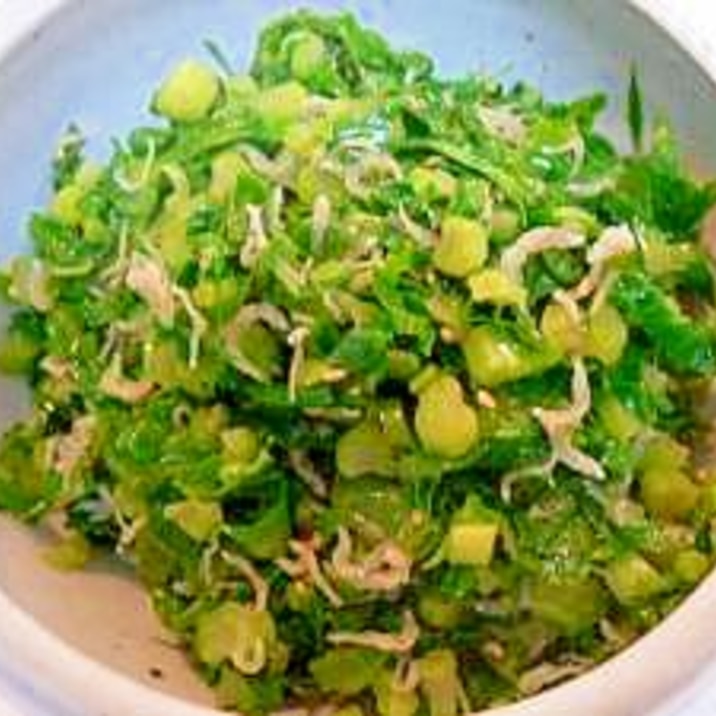 捨てないで!大根の葉っぱでご飯のおかず☆